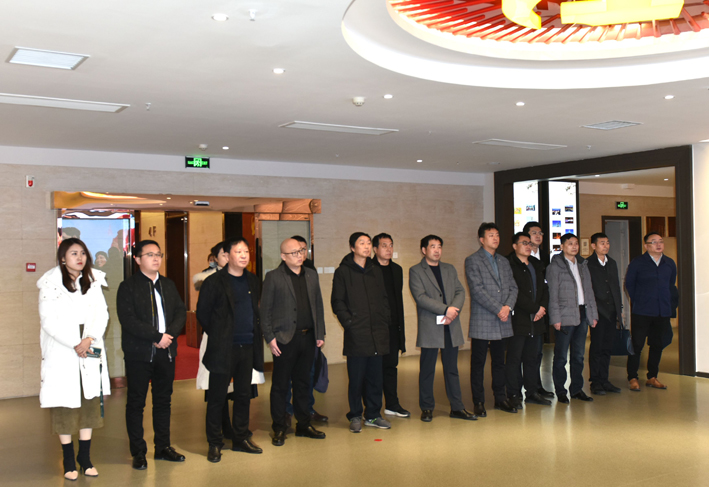 河南省企业经济贸易促进会党支部参观康利达党群服务中心